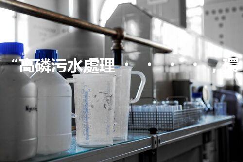 “高磷污水處理，環(huán)保先鋒，守護(hù)碧水藍(lán)天！”